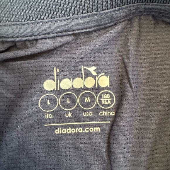(NWT) Diadora SS Polo Icon features Coolcore fabric Size: M - Picture 5 of 10